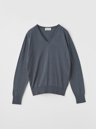 V-neck Long sleeved Sweater | ANNE | 30G COMMON FIT