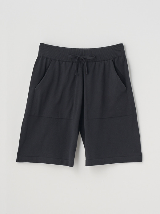 Unisex Knit Shorts | COWAN | 24G EASY FIT 詳細画像 BLACK 1