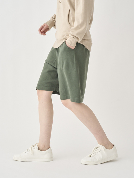 Unisex Knit Shorts | COWAN | 24G EASY FIT 詳細画像 PALM 5