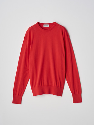 Round neck Long sleeved Sweater | EMMA | 30G COMMON FIT