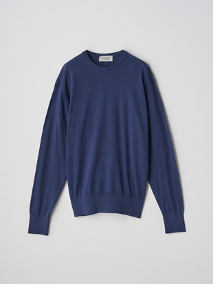 Round neck Long sleeved Sweater | EMMA | 30G COMMON FIT
