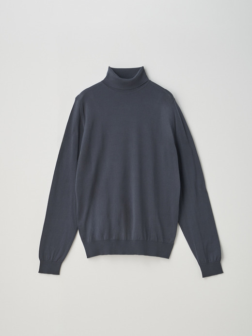 Long sleeved Turtle neck Pullover | HAWLEY | 30G STANDARD FIT 詳細画像 GRANITE 1