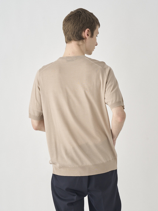 [Anglo Indian Gauze] Crew neck T-Shirt | HILCOTE | 30G EASY FIT 詳細画像 OAT 5