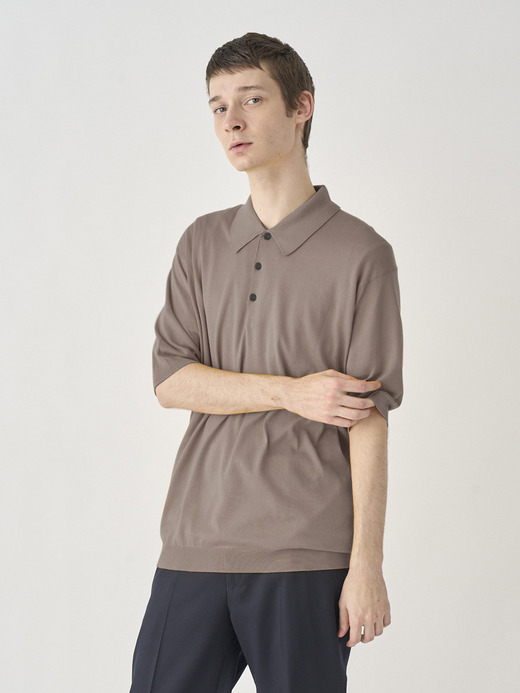 Polo Shirt | ISIS | 30G EASY FIT 詳細画像 BEIGE MUSK 2