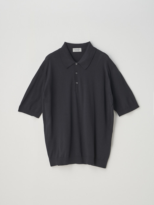 Polo Shirt | ISIS | 30G EASY FIT 詳細画像 BLACK 2