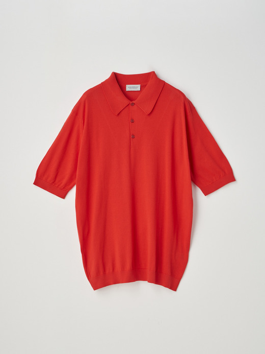 Polo Shirt | ISIS | 30G EASY FIT 詳細画像 BLAZE RED 1