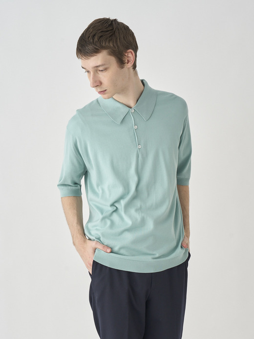 Polo Shirt | ISIS | 30G EASY FIT 詳細画像 MINT 3