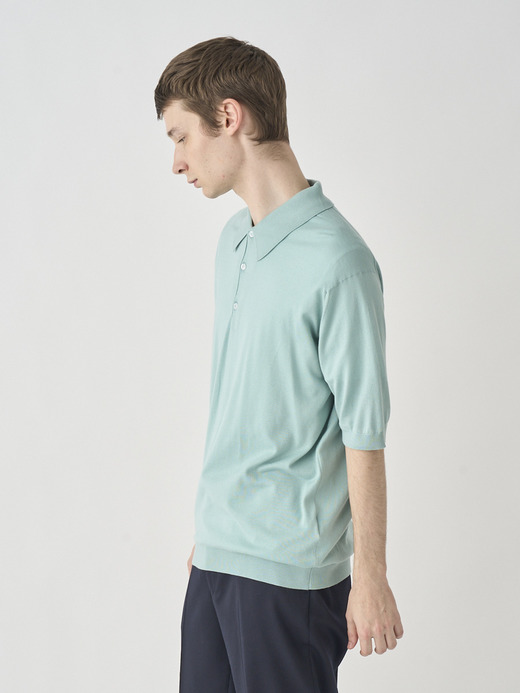 Polo Shirt | ISIS | 30G EASY FIT 詳細画像 MINT 4