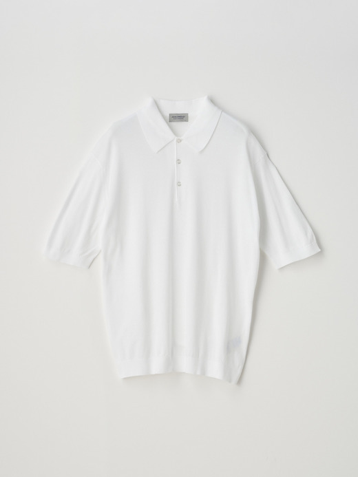 Polo Shirt | ISIS | 30G EASY FIT 詳細画像 WHITE 1