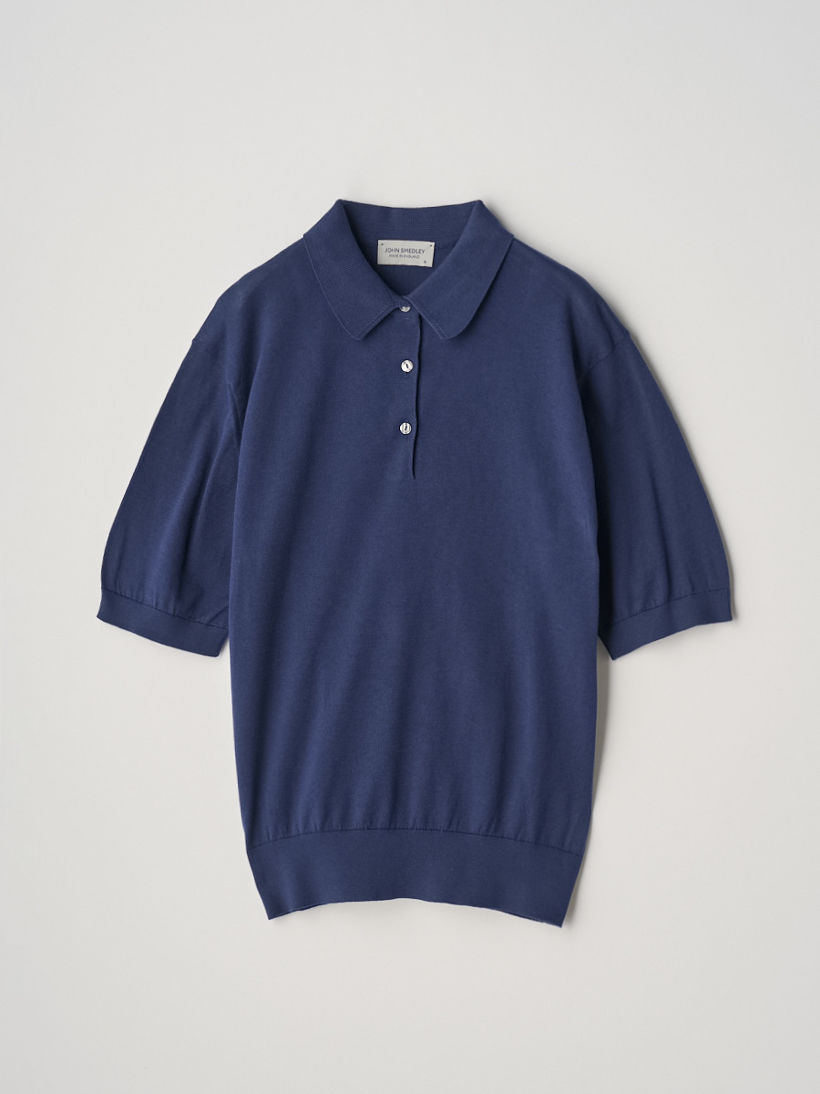 JOHN SMEDLEY M ネイビー Polo Shirt