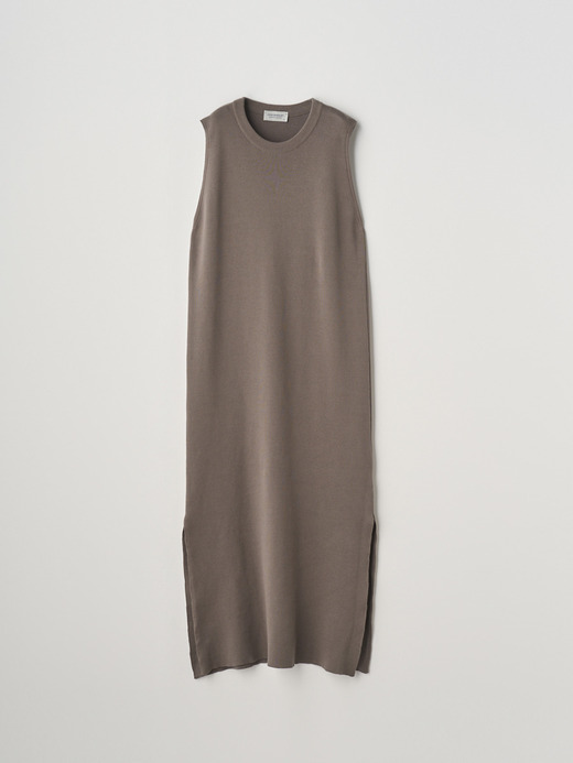 Round neck Ribbed Sleeveless Dress | JOSIA | 30G 詳細画像 BEIGE MUSK 2