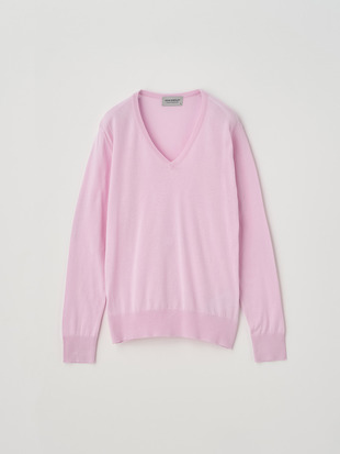 V-neck Long sleeved Sweater | JULIE | 30G MODERN FIT 