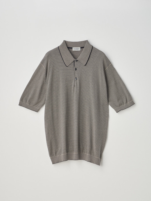 Striped Polo Shirt | KYSON | 30G EASY FIT 詳細画像 NO19(KYSON) 1