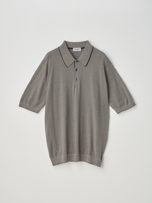 Striped Polo Shirt | KYSON | 30G EASY FIT 詳細画像 NO19(KYSON) 2