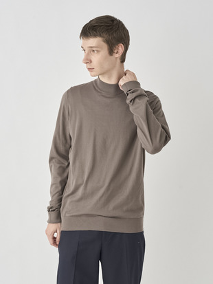 Mock turtle neck Long sleeved Pullover | OAKDALE | 30G EASY FIT