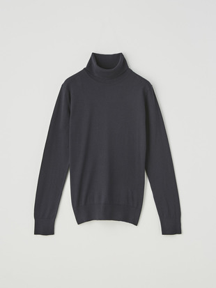 Turtle neck Long sleeved Sweater | PIMLICO | 30G SLIM FIT