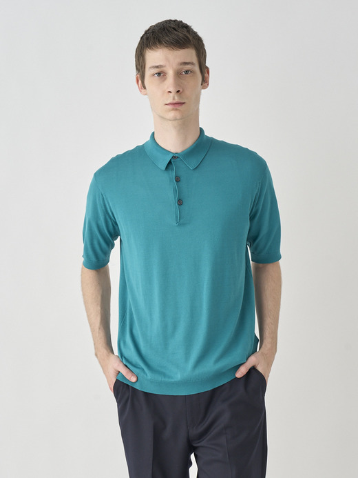 Polo Shirt | REID | 30G MODERN FIT 詳細画像 ATOLL TEAL 1