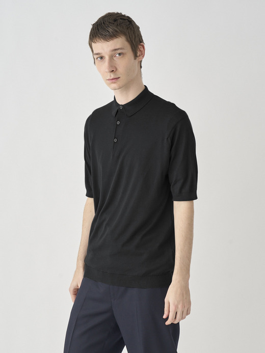 Polo Shirt | REID | 30G MODERN FIT 詳細画像 BLACK 2