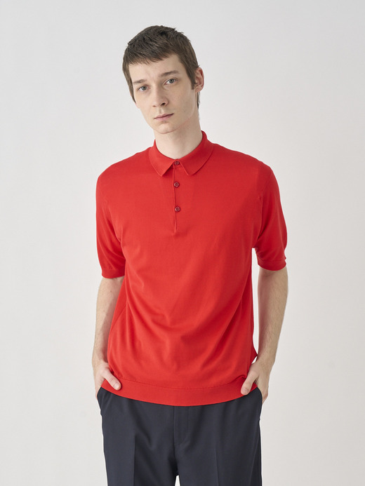 Polo Shirt | REID | 30G MODERN FIT 詳細画像 BLAZE RED 3