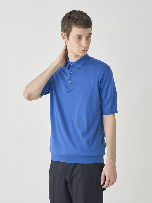 Polo Shirt | REID | 30G MODERN FIT 詳細画像 ELECTRIC BLUE 2