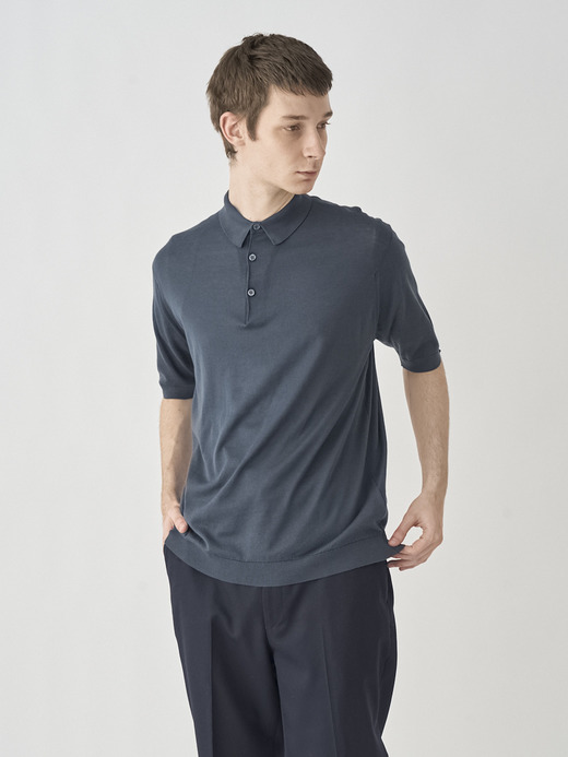 Polo Shirt | REID | 30G MODERN FIT 詳細画像 GRANITE 1