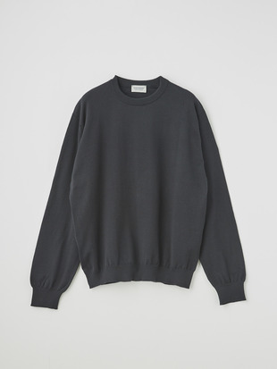 Crew neck Long sleeved Pullover | S4577 | 24G SWEATER SERIES