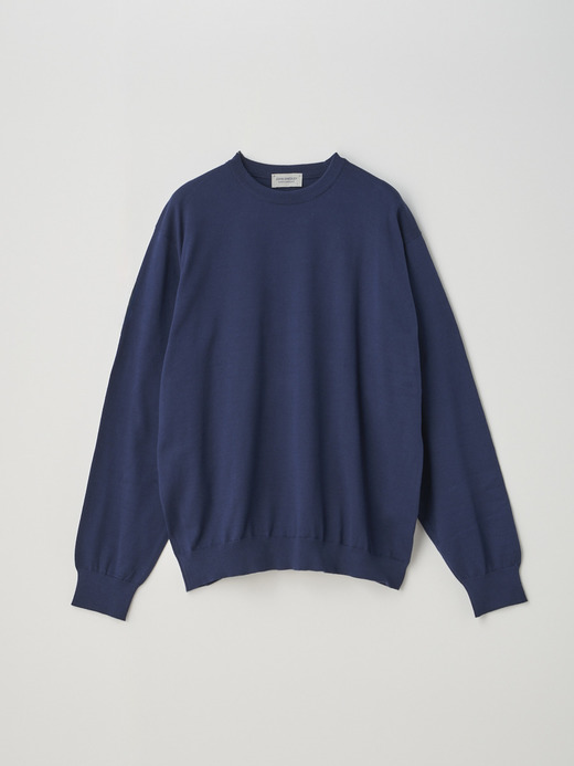 Crew neck Long sleeved Pullover | S4577 | 24G SWEATER SERIES 詳細画像 FRENCH NAVY 1