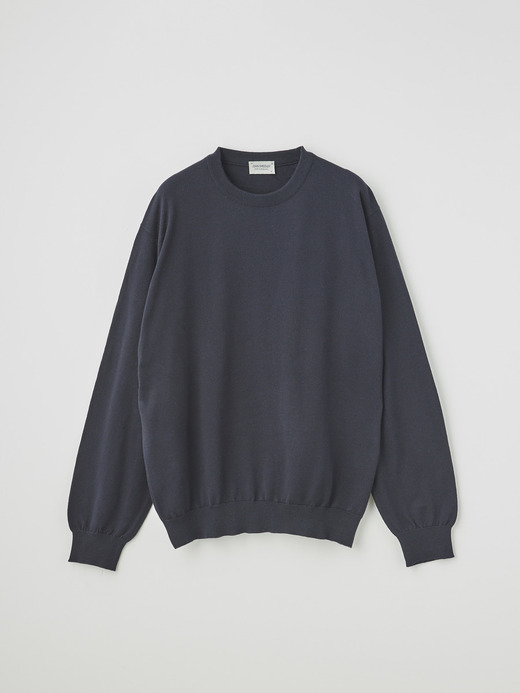 Crew neck Long sleeved Pullover | S4577 | 24G SWEATER SERIES 詳細画像 NAVY 1