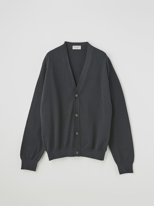 V-neck Long sleeved Cardigan | S4578 | 24G SWEATER SERIES 詳細画像 BLACK 1