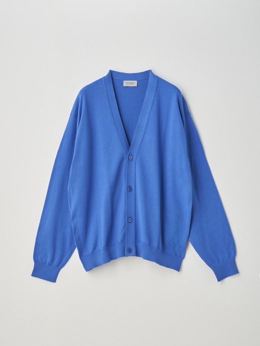 V-neck Long sleeved Cardigan | S4578 | 24G SWEATER SERIES 詳細画像 ELECTRIC BLUE 1