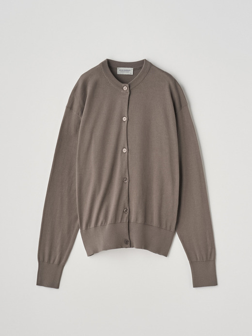 Crew neck Long sleeved Cardigan | S4622 | 30G COMMON FIT 詳細画像 BEIGE MUSK 1