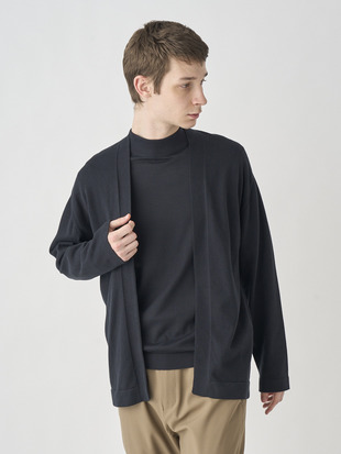 V-neck buttonless Long sleeved Cardigan | S4680 | 24G
