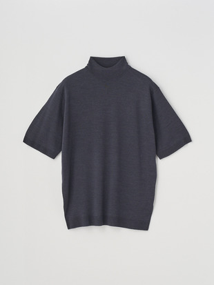 [Merino wool] Mock turtle neck Pullover | S4700 | 30G