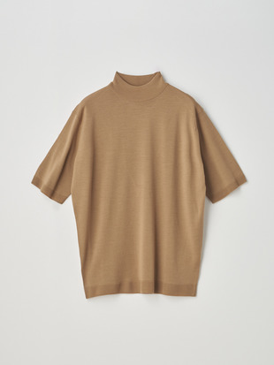 [Merino wool] Mock turtle neck Pullover | S4700 | 30G