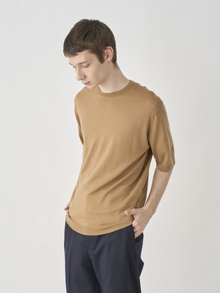 [Merino wool] Crew neck T-shirt | S4701 | 30G