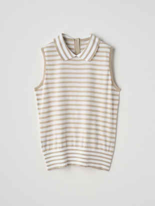 Striped Sleeveless Shirt | SIGRID | 30G