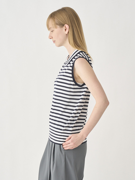 Striped Sleeveless Shirt | SIGRID | 30G 詳細画像 NO4(SIGRID) 3