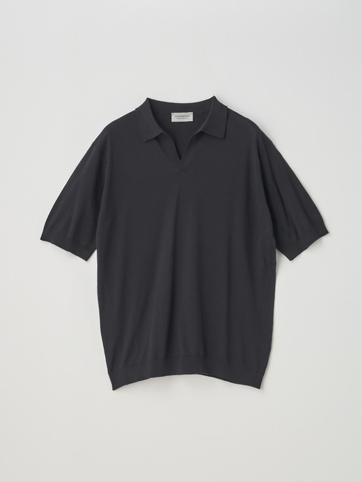 Skipper collar Shirt | SYRES | 30G MODERN FIT 詳細画像 BLACK 1