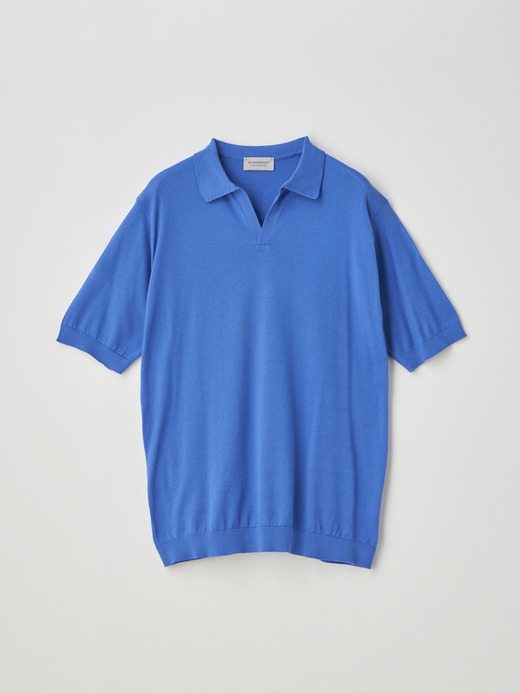 Skipper collar Shirt | SYRES | 30G MODERN FIT 詳細画像 ELECTRIC BLUE 2