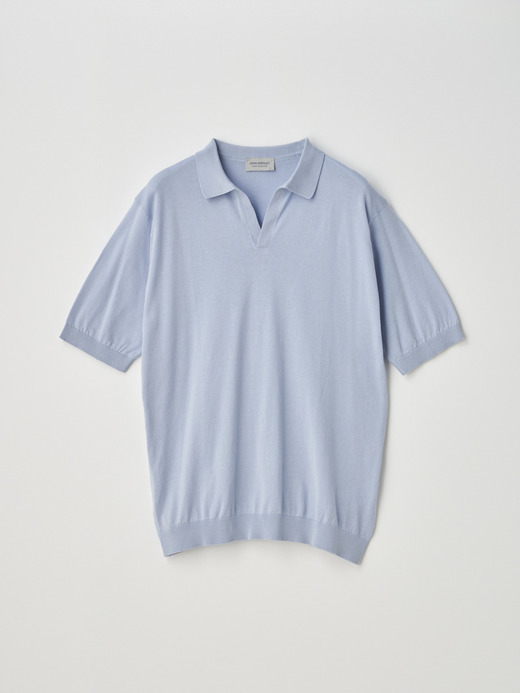 Skipper collar Shirt | SYRES | 30G MODERN FIT 詳細画像 MIRAGE BLUE 1