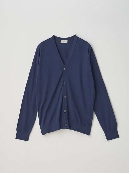 V-neck Long sleeved Cardigan | WISTING | 30G MODERN FIT 詳細画像 FRENCH NAVY 1