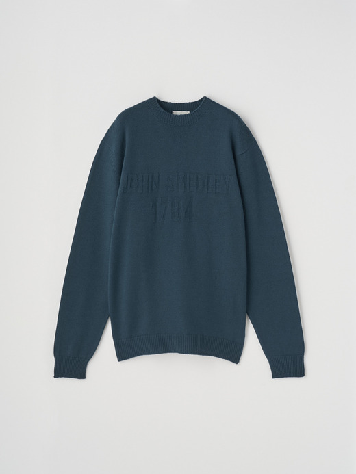 JSロゴインターシャ クルーネック長袖ニットプルオーバー | 1784S | 7G EASY FIT 詳細画像 RICHARDSON GREEN 1