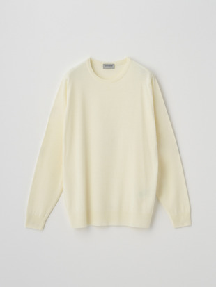 クルーネック長袖ニットプルオーバー | A4787 | 24G MODERN FIT