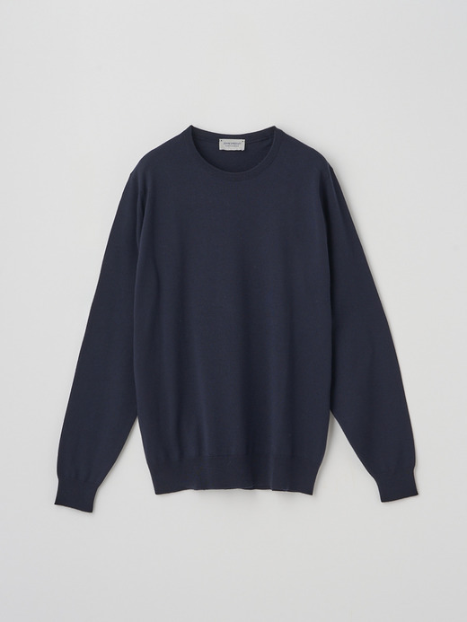 クルーネック長袖ニットプルオーバー | A4787 | 24G MODERN FIT 詳細画像 MIDNIGHT 1