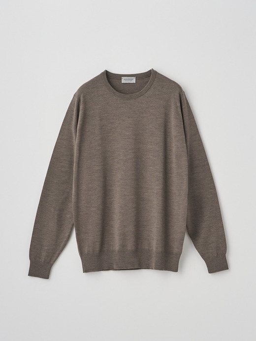 クルーネック長袖ニットプルオーバー | A4787 | 24G MODERN FIT 詳細画像 MUSHROOM 1