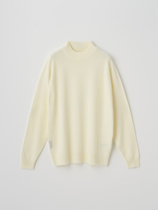 モックネック長袖ニットプルオーバー | A4788 | 24G MODERN FIT