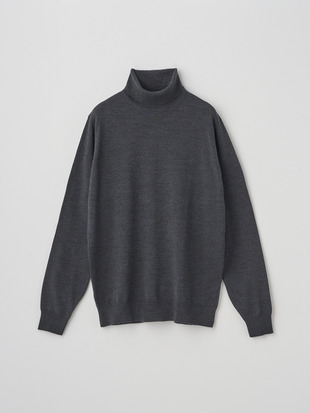 タートルネック長袖ニットプルオーバー | A4789 | 24G MODERN FIT