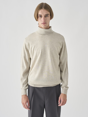タートルネック長袖ニットプルオーバー | A4789 | 24G MODERN FIT