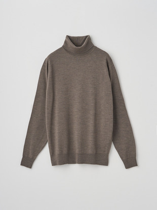 タートルネック長袖ニットプルオーバー | A4789 | 24G MODERN FIT