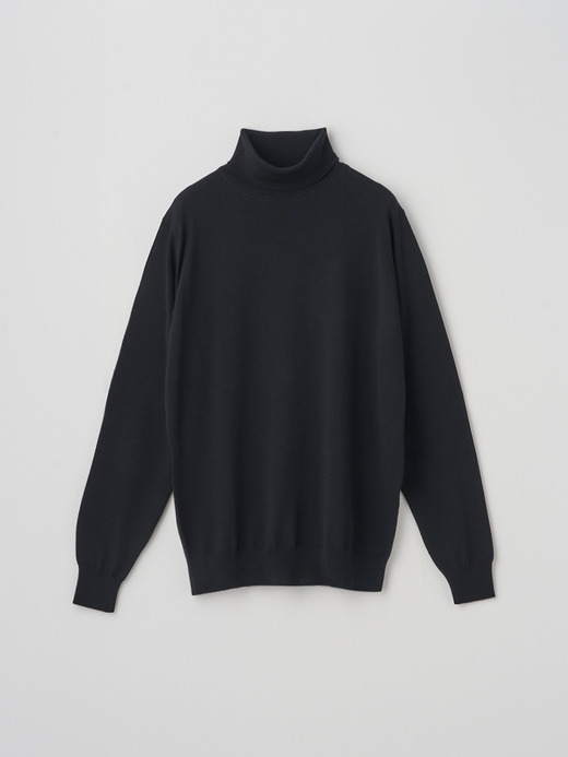タートルネック長袖ニットプルオーバー | A4789 | 24G MODERN FIT 詳細画像 BLACK 1